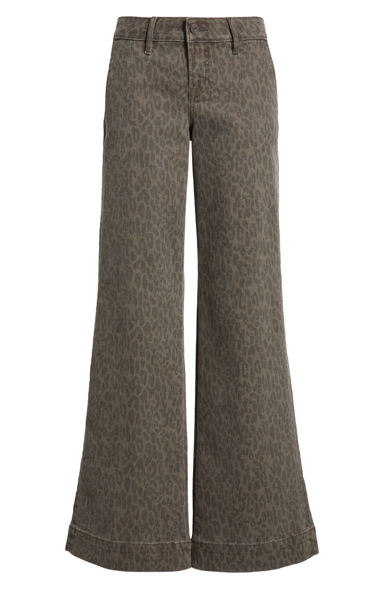 HIDDEN JEANS Low Waist Flare Leg Jeans, Alternate, color, Brown