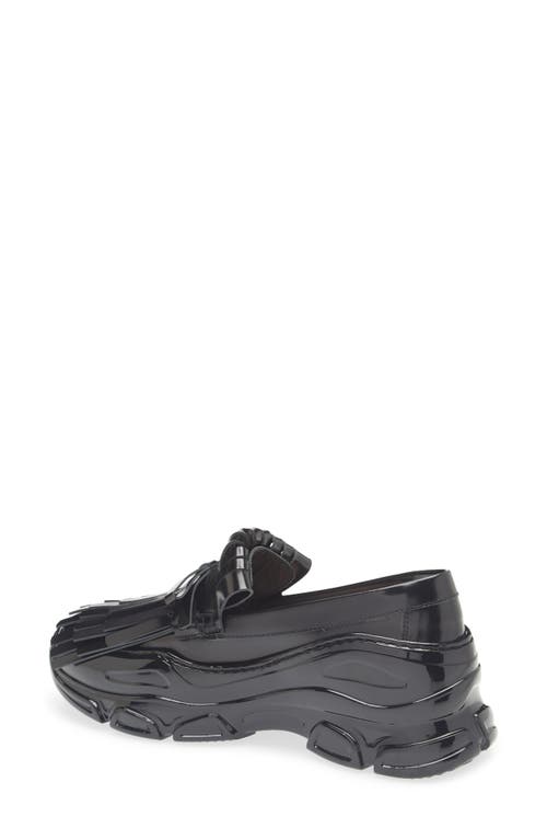 Simone Rocha Kiltie Tracker Loafer In Black