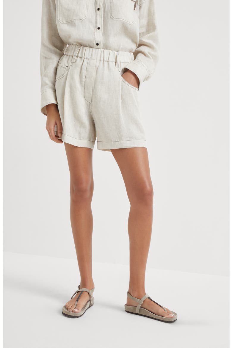 Five-pocket shorts, Alternate, color, Sand