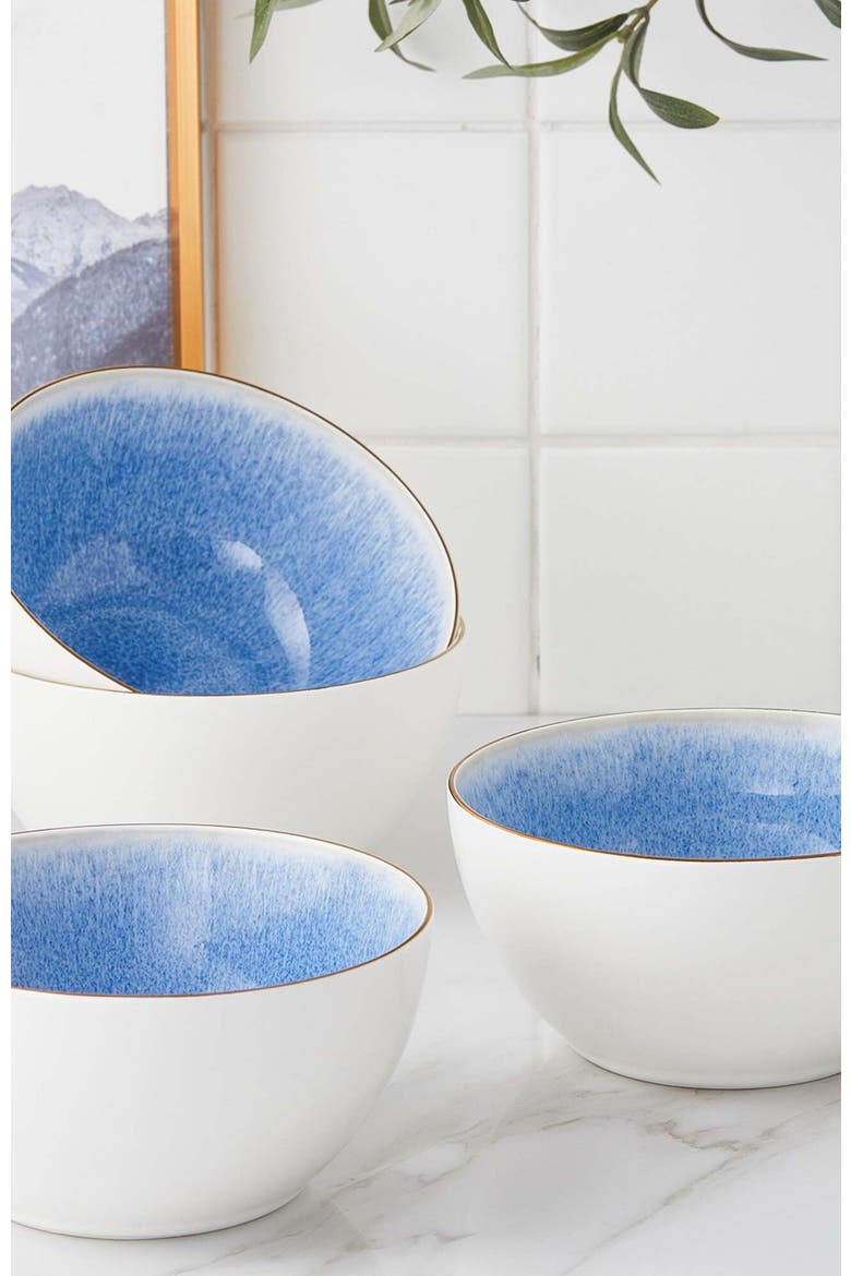 Josephine Porcelain 4-Piece Bowl Set, Alternate, color, Blue