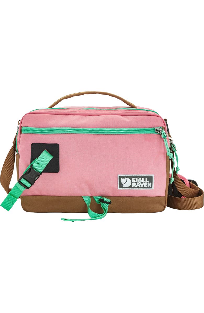 Fjällräven Vardag Shoulder Bag, Main, color, Poppy Pink-Khaki Dust