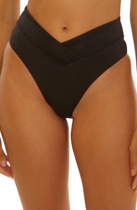 Color Code High Waist Bikini Bottoms