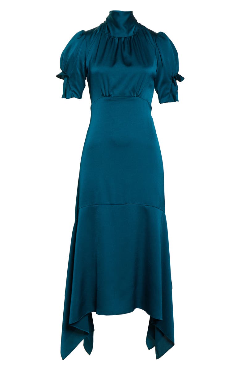 Eliza J Ruffle Puff Sleeve Dress, Alternate, color,