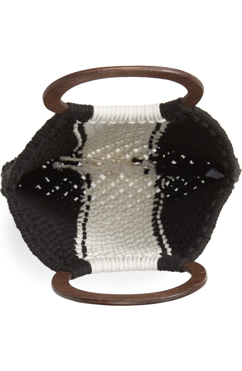 Mali + Lili Riley Stripe Knit Bag, Alternate, color,