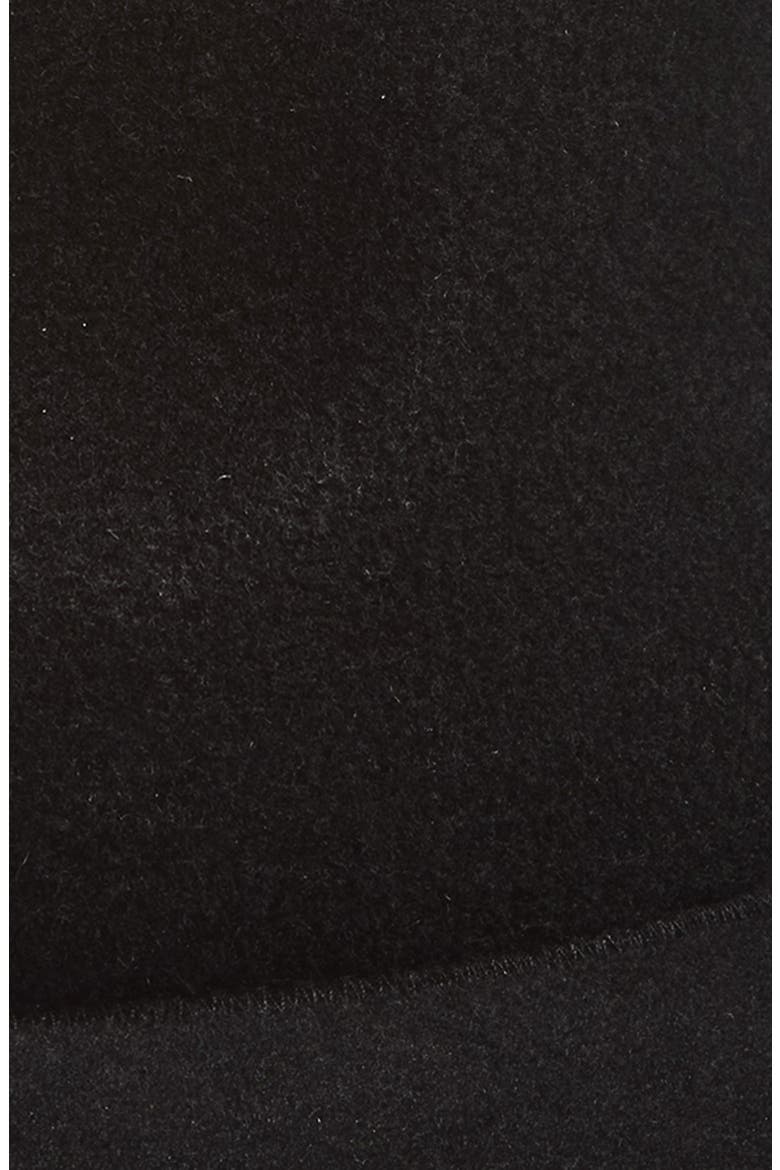 Wool Blend Fedora, Alternate, color, BLACK
