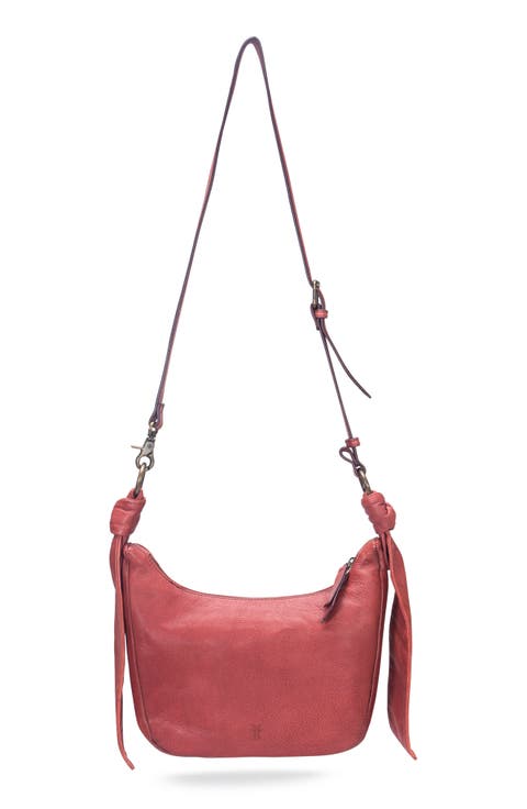 Nora Knotted Leather Crossbody Strap