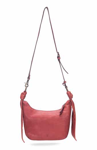 Frye Nora Knotted Leather Crossbody Strap