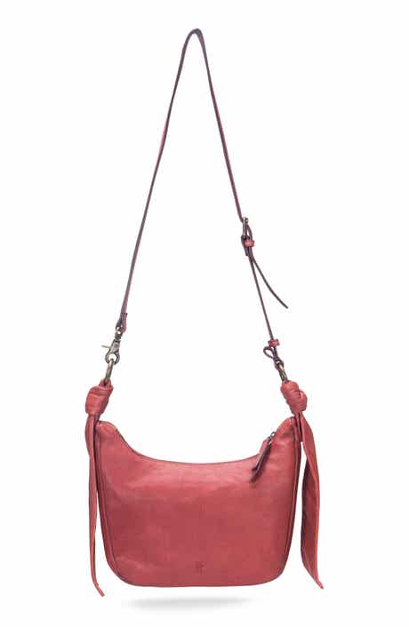 Frye Nora Knotted Leather Crossbody Strap
