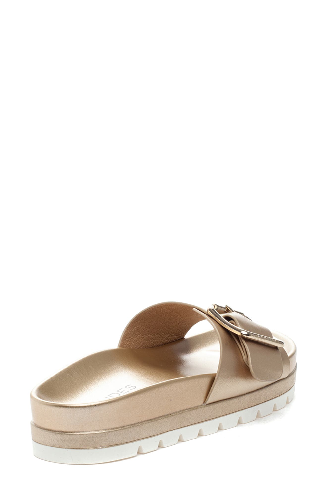 Rosalie Slide Sandal, Alternate, color, GOLD