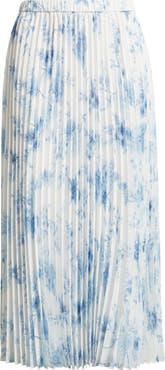 Anne Klein Pleated Midi Skirt