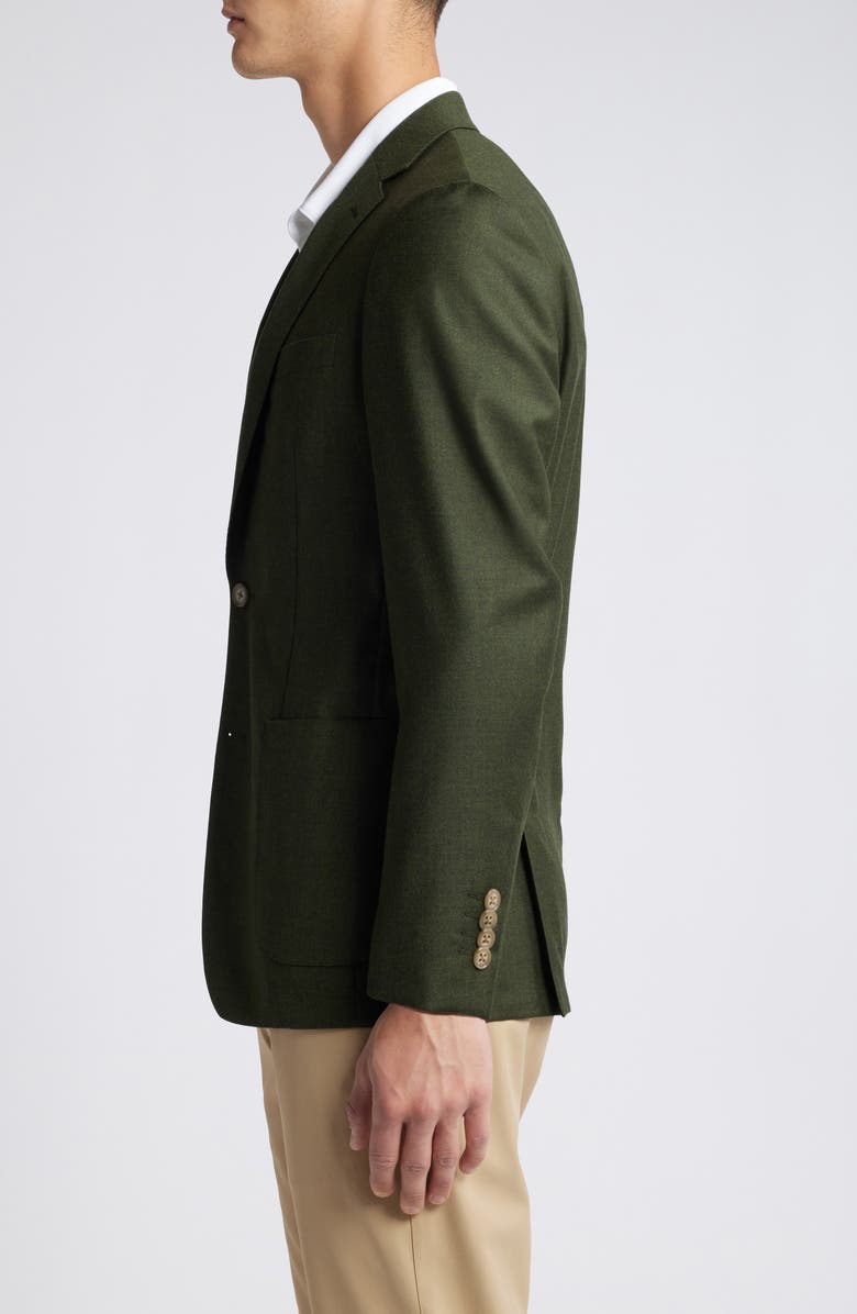 Mizzen+Main Lavelle Wool Blazer, Alternate, color, Dark Olive Heather