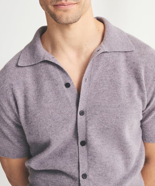 Naadam Signature Cashmere Short Sleeve Button Down