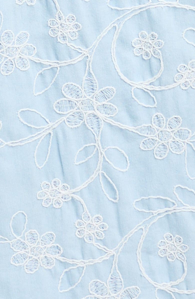 Tractr Kids' Embroidered Beach Pants, Alternate, color, Light Indigo