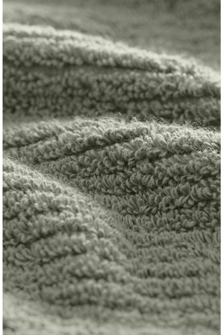 Turkish Rib Set of 2 Hand Towels, Alternate, color, SAGELEAF