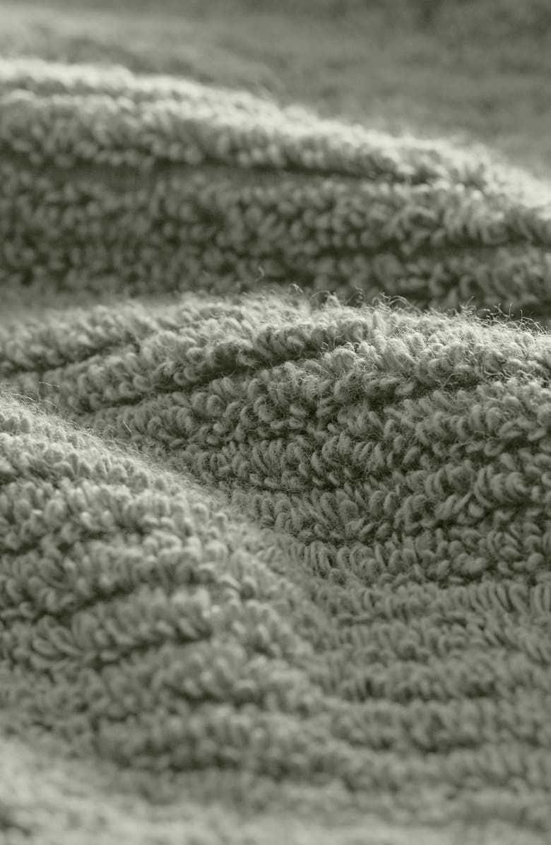 Boll & Branch Turkish Rib Set of 2 Hand Towels, Alternate, color, Sageleaf