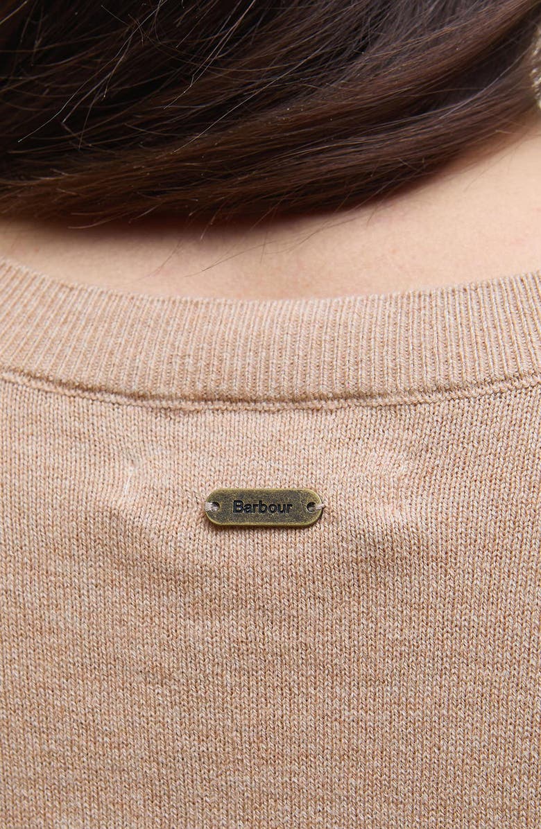 Barbour Fareham Knitted Sweater, Alternate, color, Pale Camel