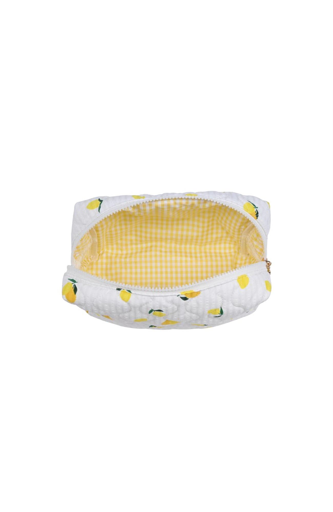 Limonata Cosmetic & Travel Organizer Pouch, Alternate, color, Ivory Lemon