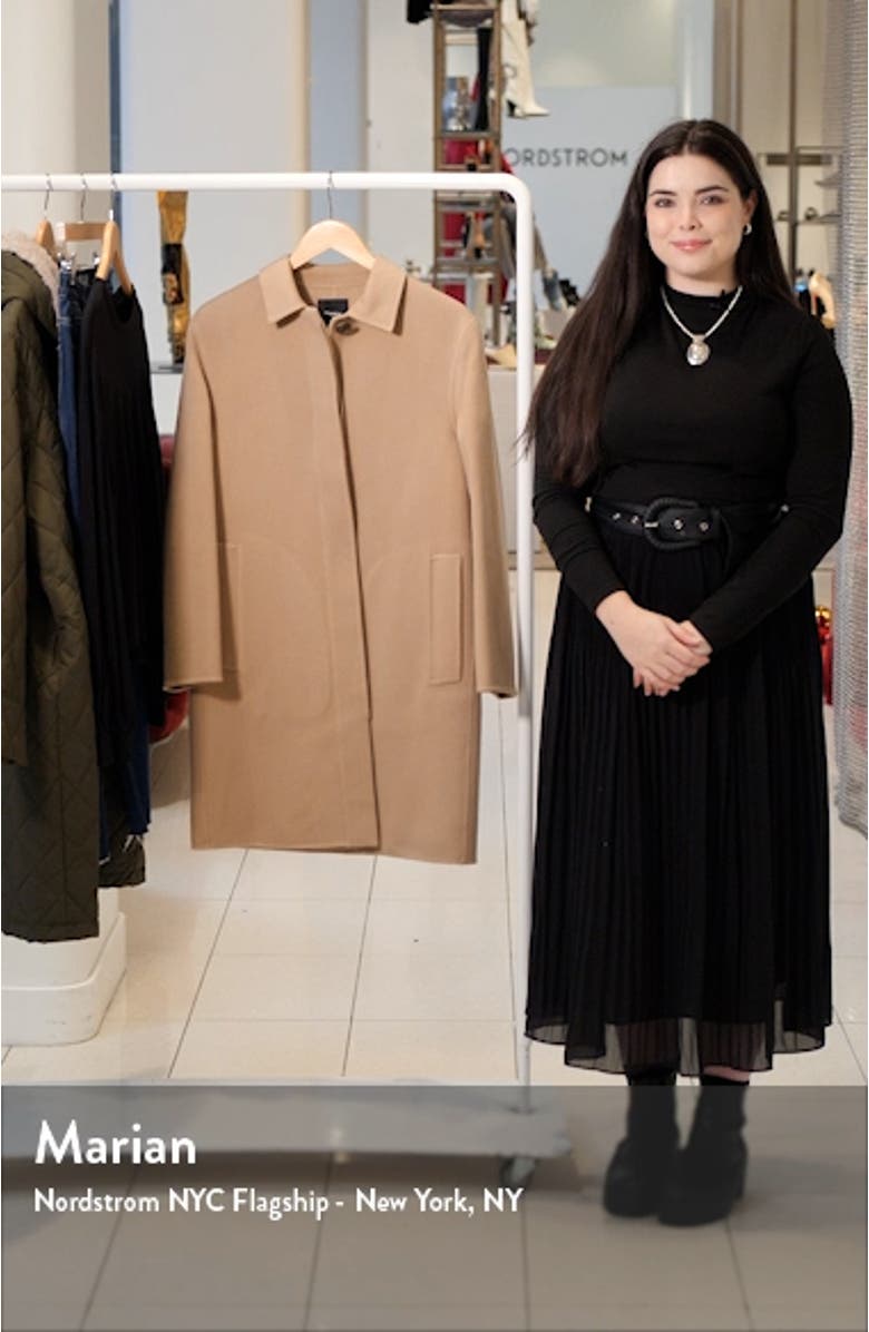 Wool & Cashmere Car Coat, sales video thumbnail