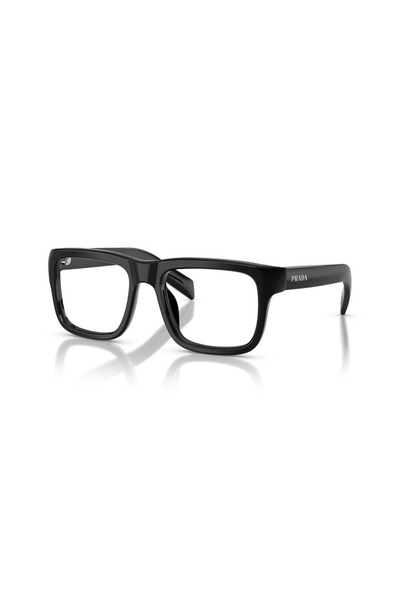 54mm Rectangle optical glasses, Main, color, Black