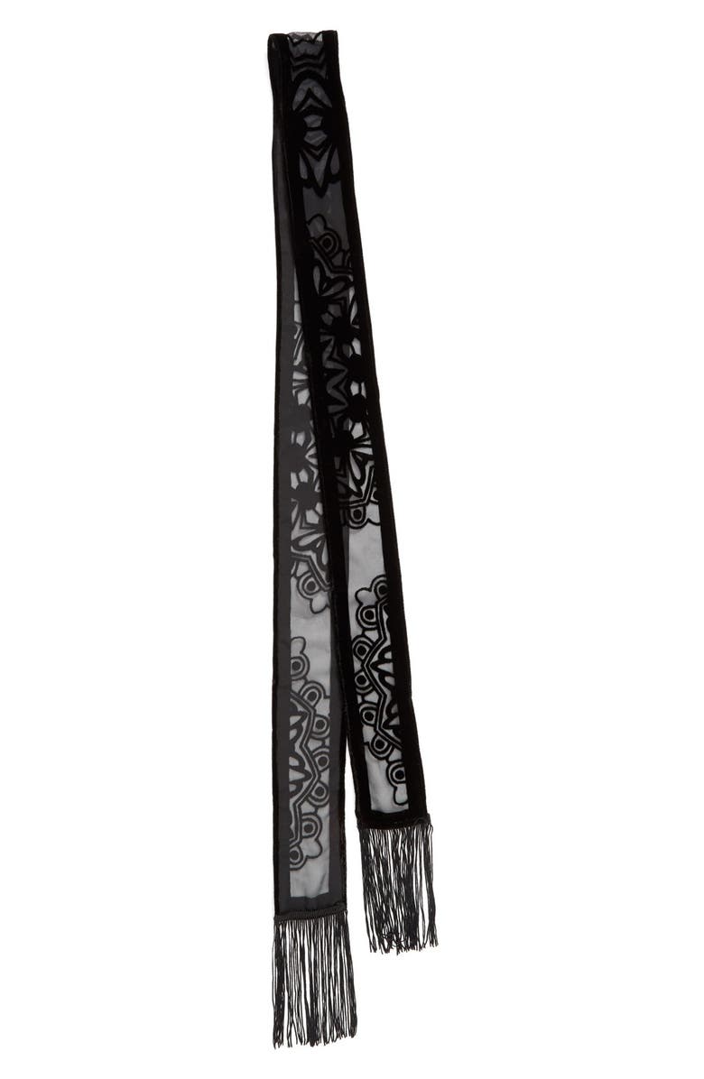 BCBG Medallion Magic Skinny Scarf, Alternate, color,