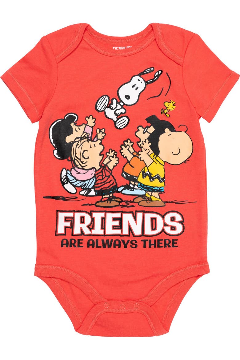 5-Pack Bodysuits, Alternate, color, Peanuts Assorted