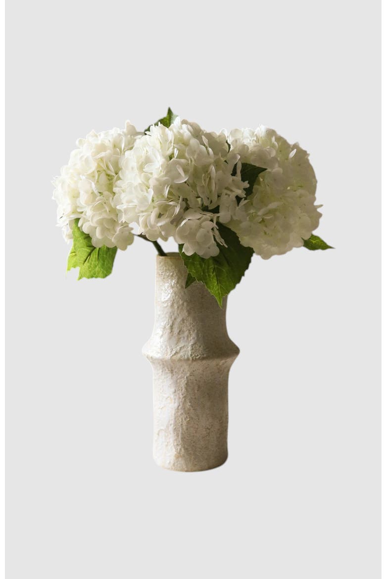 White Hydrangea Flower, Alternate, color, White