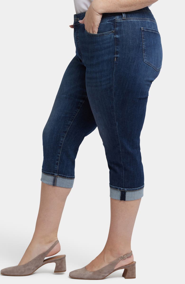 NYDJ Marilyn Cuffed Capri Jeans, Alternate, color, Rio Rapids