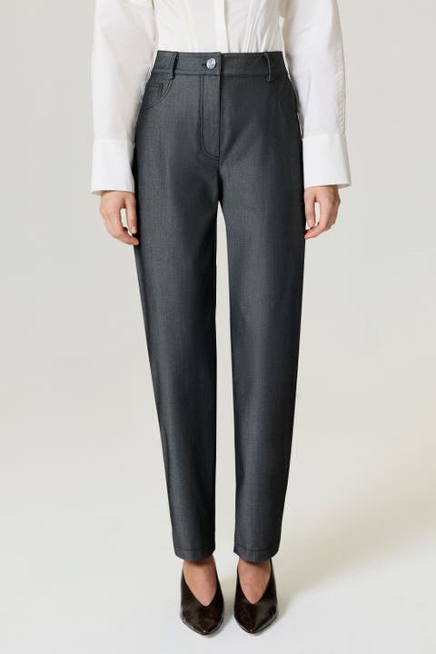 Balloon Cut Tailored Pants