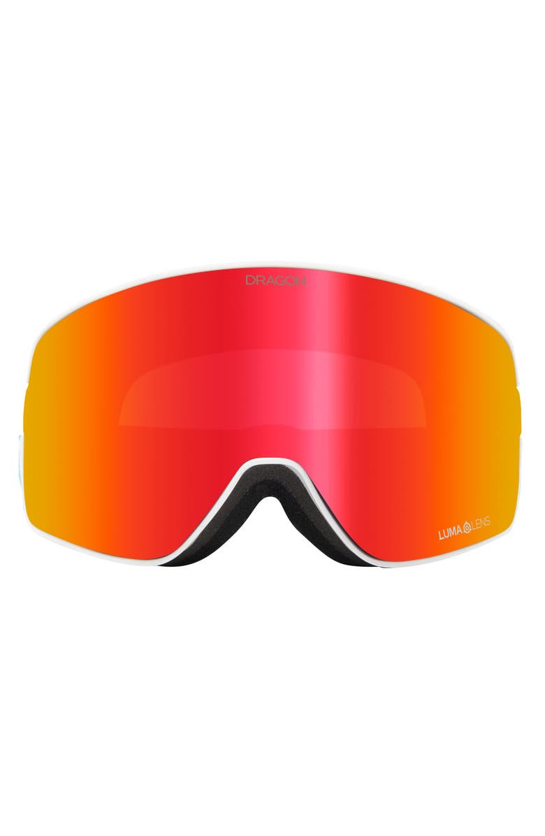 DRAGON NFX2 60mm Snow Goggles with Bonus Lens, Alternate, color, Icon Ll Red Ion Lll Trose