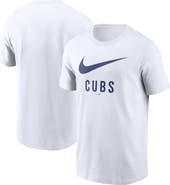 Nike Men's Nike White Chicago Cubs Swoosh T-Shirt