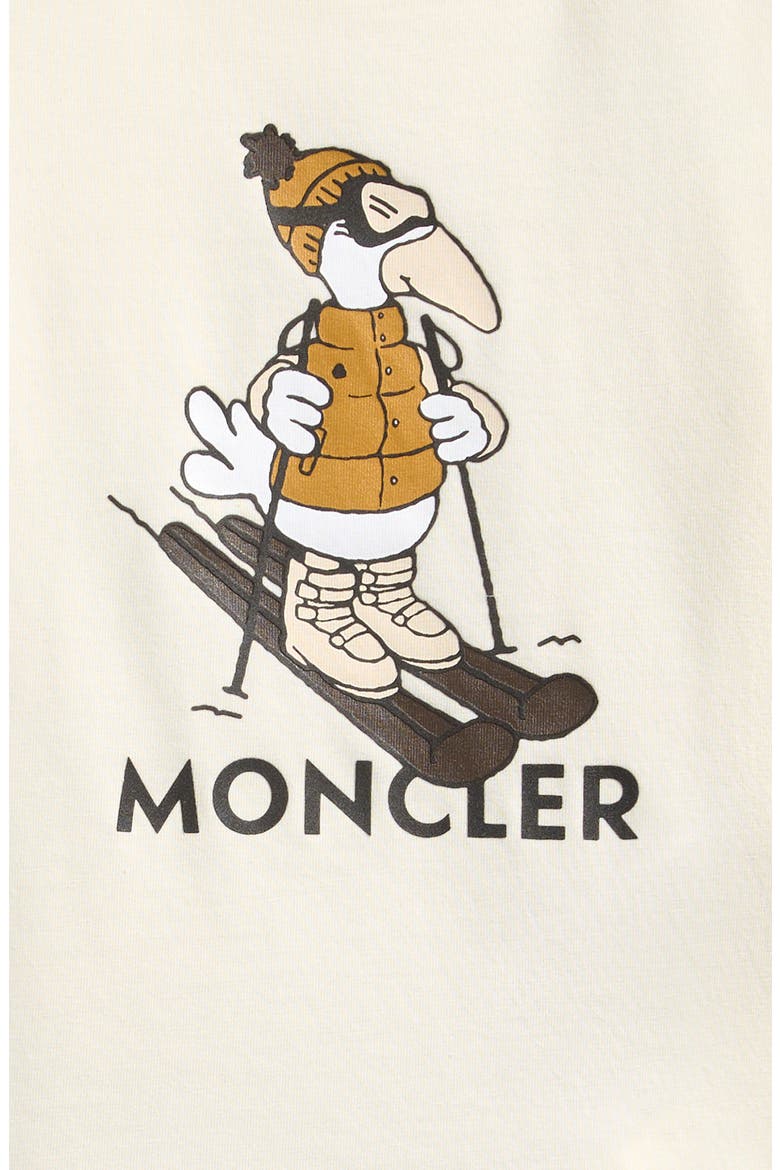 Kids' Skiing Duck Graphic T-Shirt, Alternate, color, WHITE