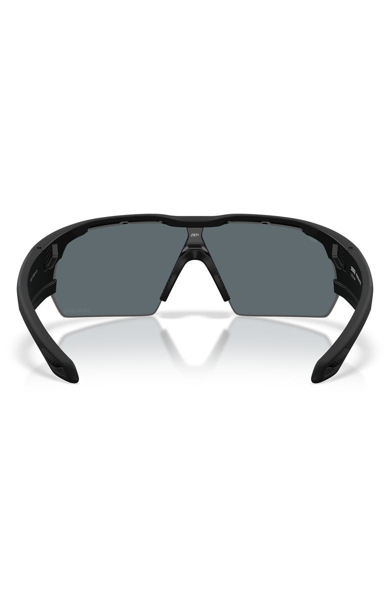Costa Del Mar Pilothouse 35mm Sunglasses, Alternate, color, Matte Black / Blue Mirror 580P
