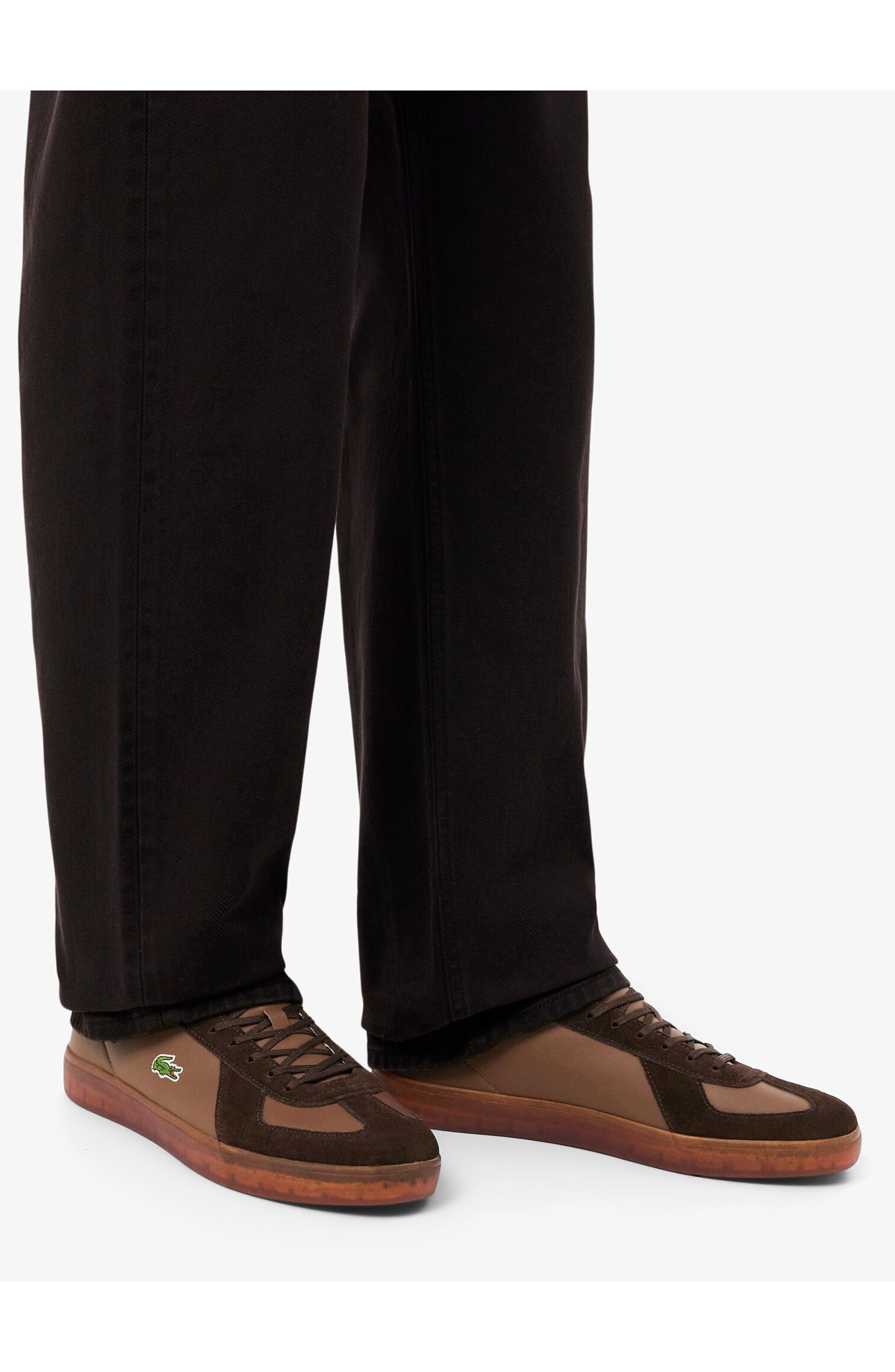 Linecourt Sneaker, Alternate, color, DARK BROWN/ GUM