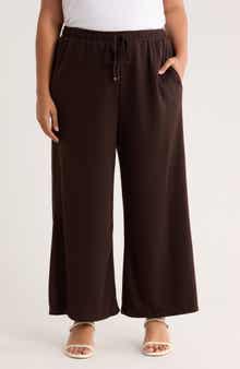MAX STUDIO Wide Leg Crop Pants