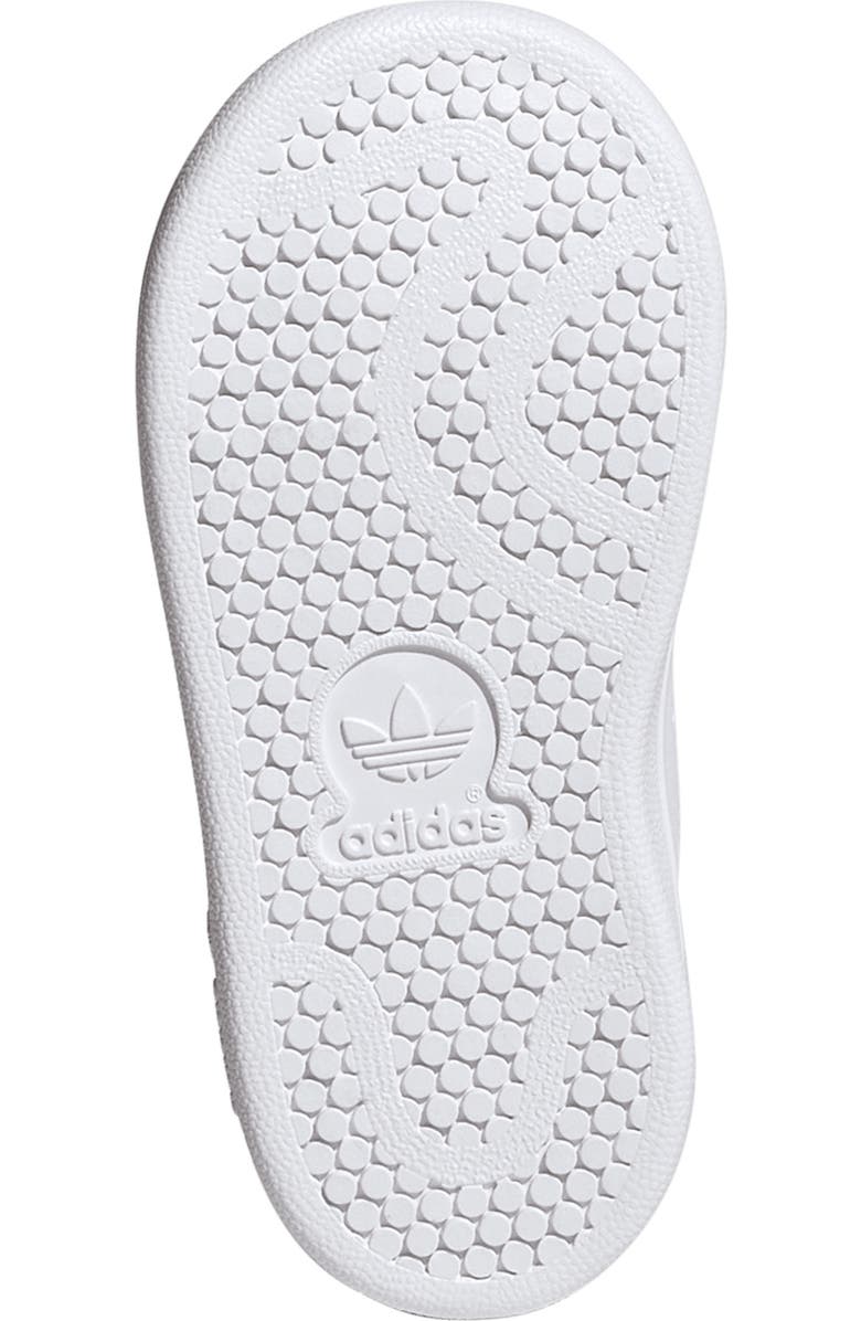 adidas Kids' Primegreen Stan Smith Sneaker, Alternate, color, White/ White/ Bluebird