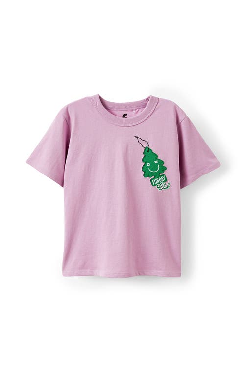 Cotton On Kids Kid's Poppy Oversize Graphic Print Tee In Purple