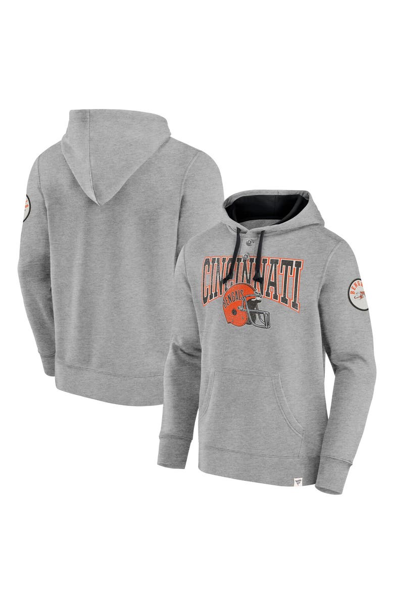 FANATICS Men's Fanatics  Black Cincinnati Bengals Label Maker Pullover Hoodie, Alternate, color, 