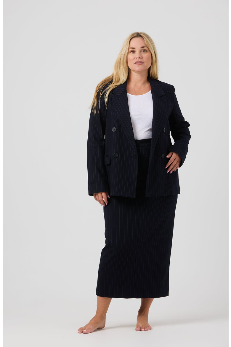 Romee Blazer, Alternate, color, Navy Blue