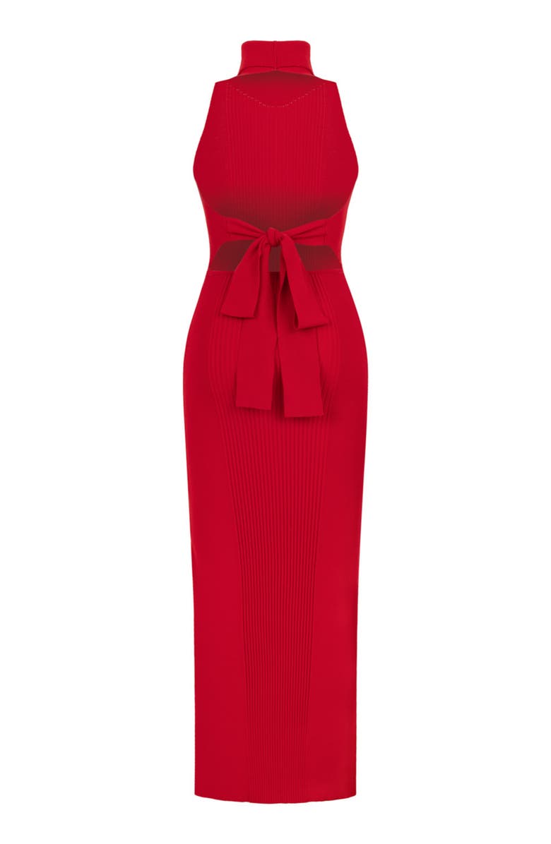 Nocturne Turtleneck Long Dress, Alternate, color, 