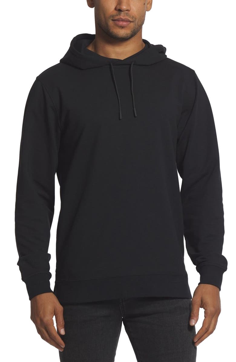 Cuts Split Hem Pullover Hoodie, Main, color,