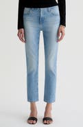 AG Mari Mid Rise Ankle Slim Straight Leg Jeans