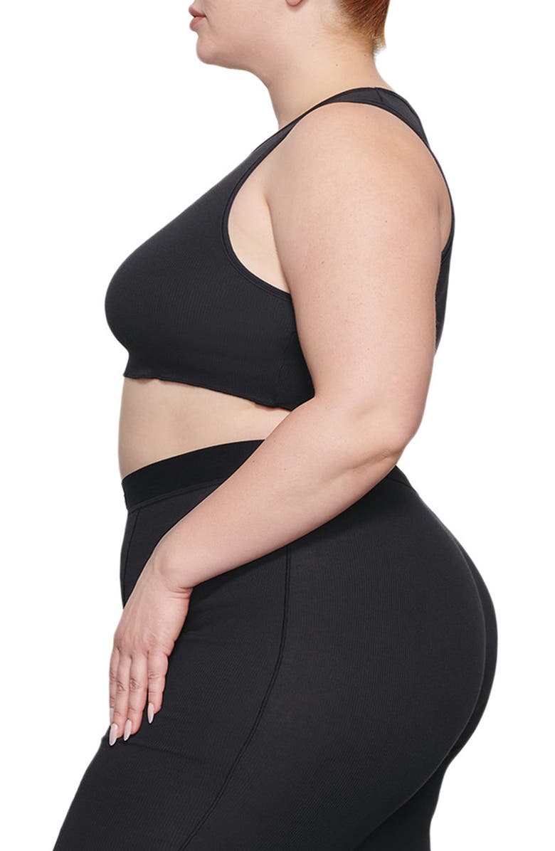 SKIMS Cotton Rib Crop Tank, Alternate, color, 