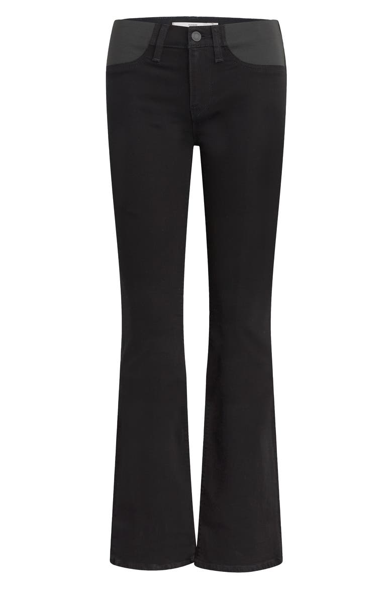 Nico Bootcut Maternity Jeans, Alternate, color, BLACK
