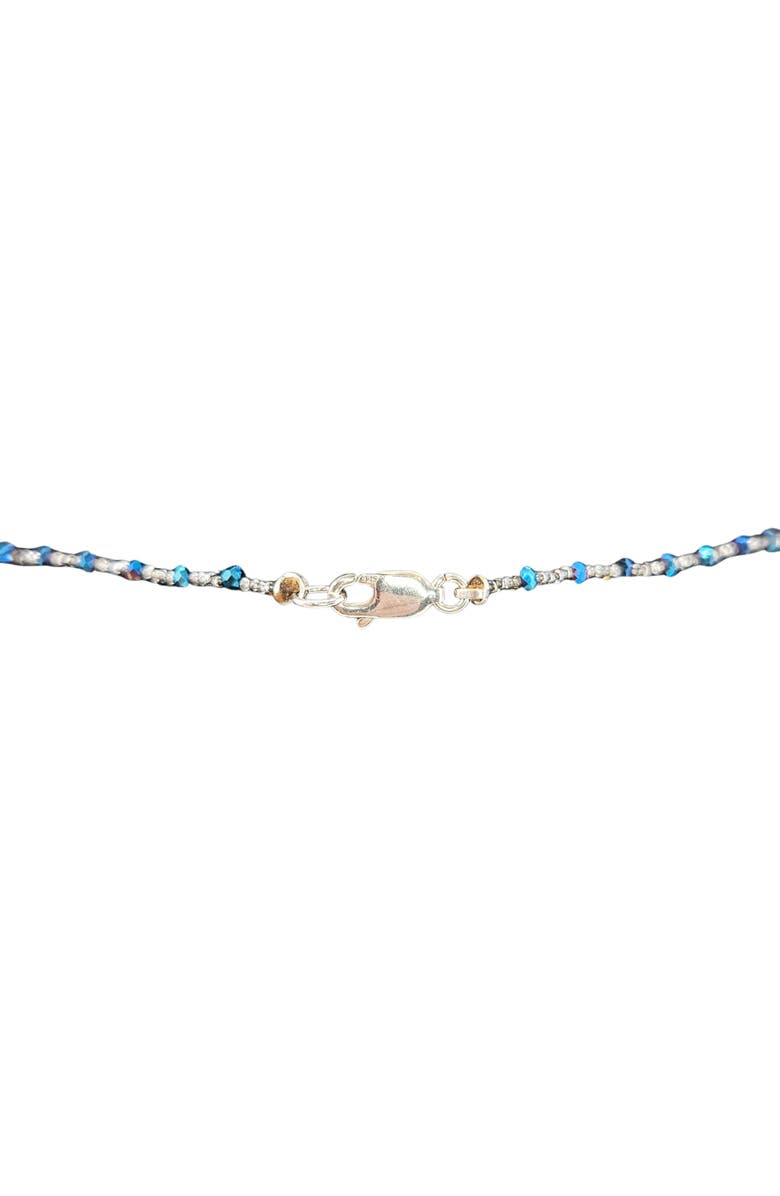 MADISON BEVERLY HILLS Vintage Blue Mary-2 Necklace, Alternate, color, Gold