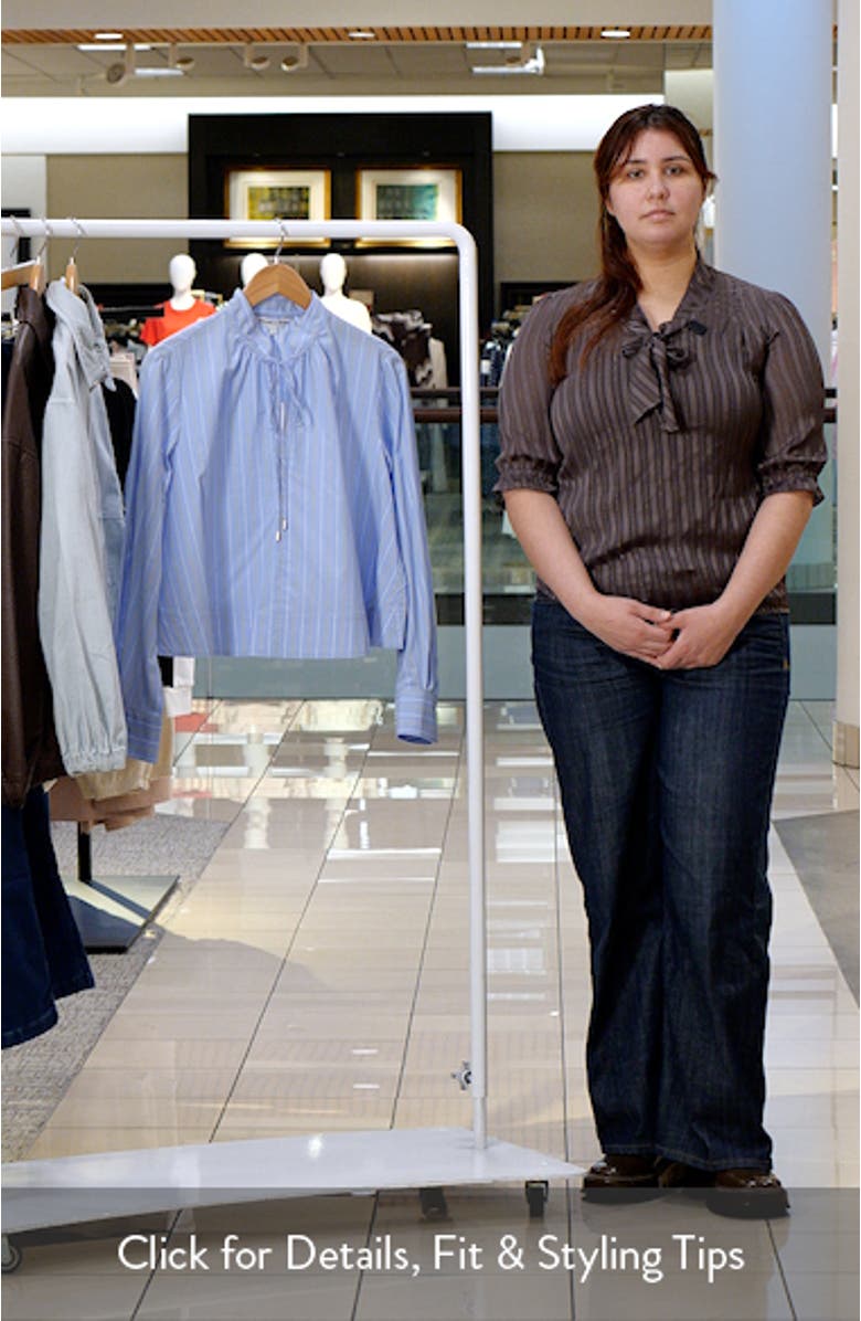 Kaits Stripe Crop Cotton Top, sales video thumbnail