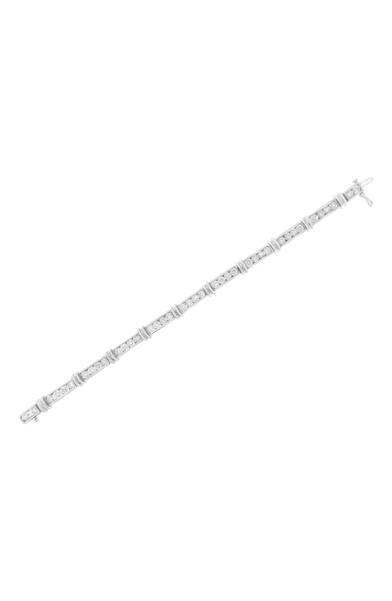 Haus of Brilliance 14k White Gold 6 3/4ct. TDW Diamond Tennis Bracelet, Alternate, color, White