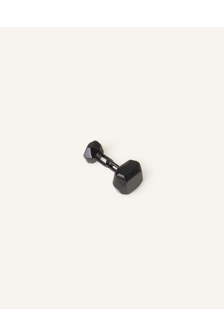 Rocks Cufflinks, Alternate, color, Black