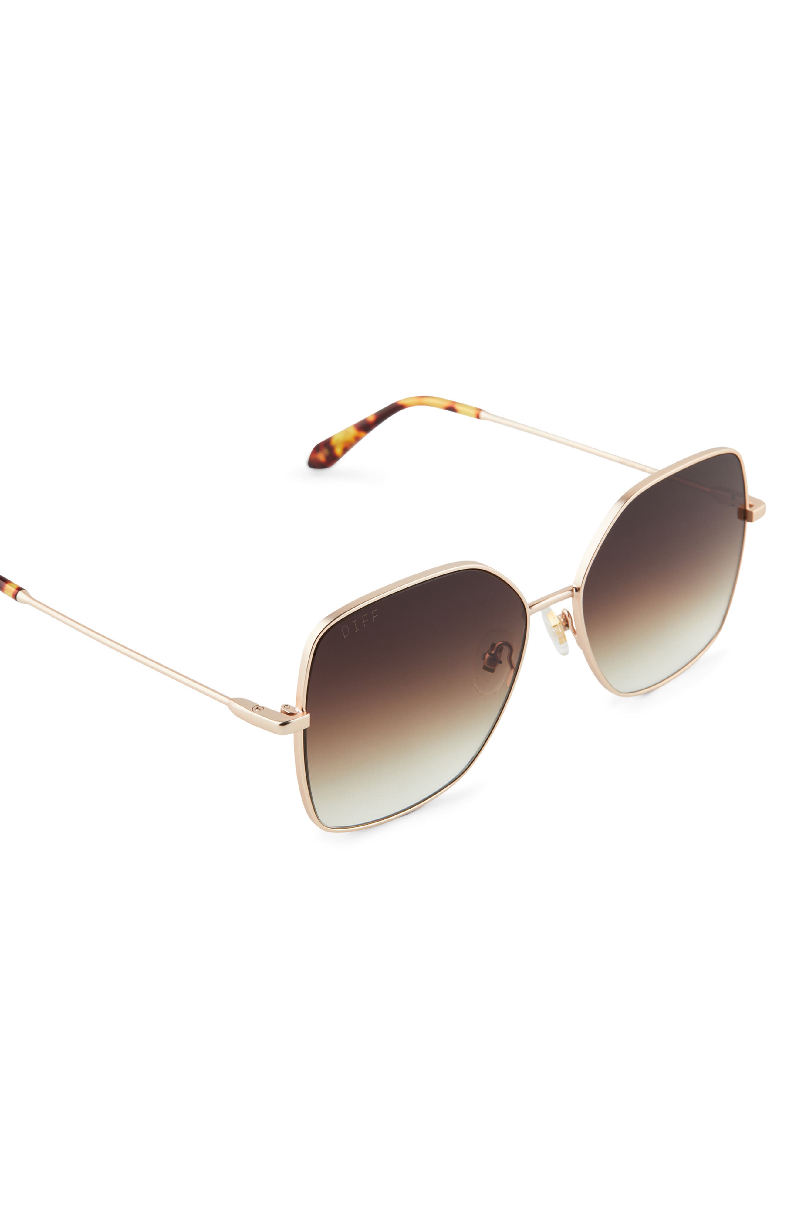 DIFF Iris 59mm Gradient Square Sunglasses (Women) | Nordstrom