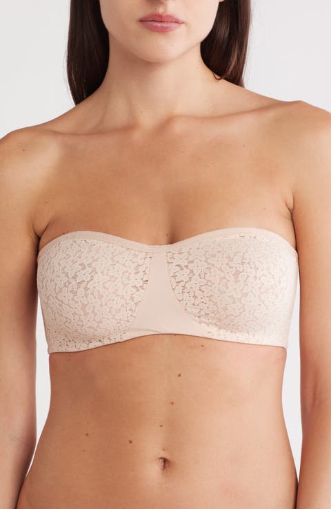 Norah Lace Trim Bandeau Bra