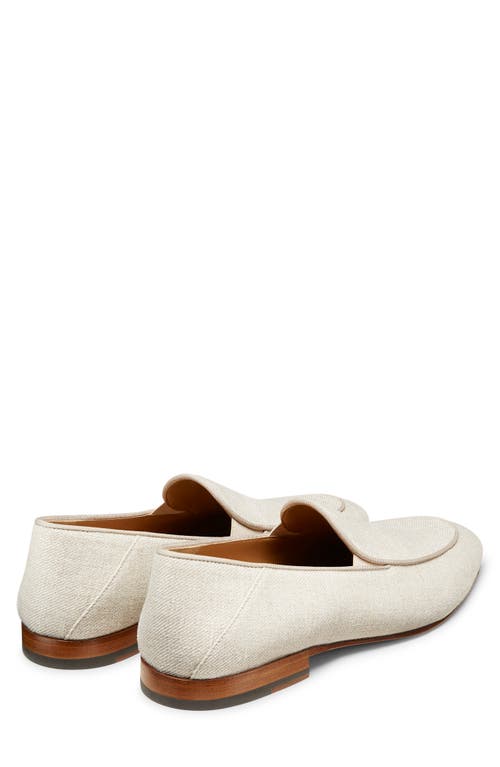 Stuart Weitzman Briggs Loafer In Ivory.